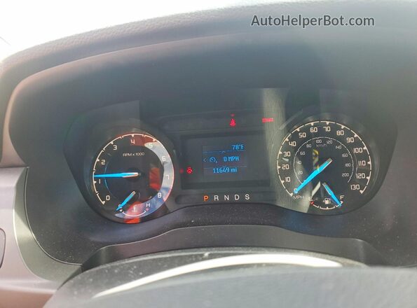 1FTER1EH4MLD80061 2021 FORD RANGER Белый Вид щитка приборов