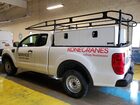 2020 Ford Ranger Xl White vin: 1FTER1EH6LLA34320 Damage: Left Bed Side, Dent(S) W/ Paint Dmg, 1 To 2 Inches