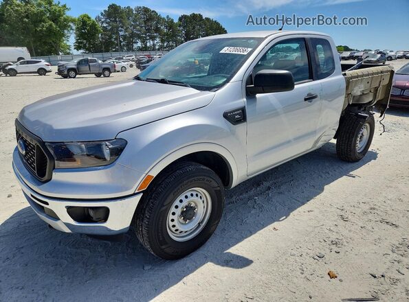 1FTER1EH7KLB04745 2019 FORD RANGER Silver Front left