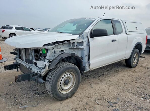 1FTER1EH9MLD49842 2021 FORD RANGER White Առջևի ձախ երեք քառորդ տեսարան