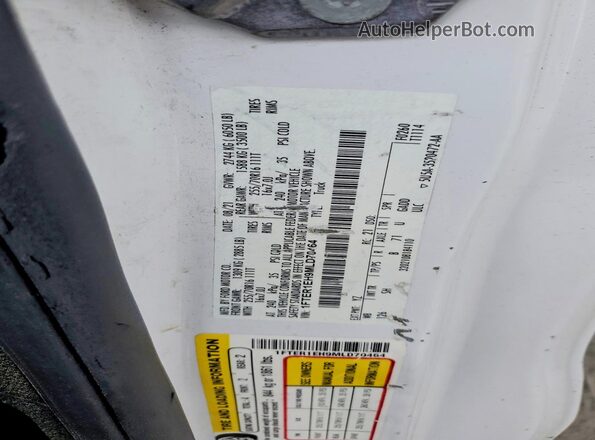 1FTER1EH9MLD70464 2021 FORD RANGER White Widok komory silnika
