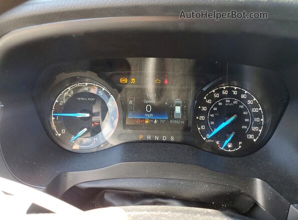 1FTER1EHXMLD41488 2021 FORD RANGER White Widok zestawu wskaźników