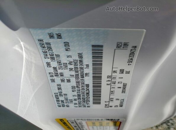 1FTER1EHXMLD41488 2021 FORD RANGER White Widok komory silnika