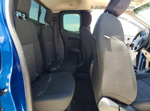 1FTER1FH3KLB00898 2019 FORD RANGER Blue Вид задніх сидінь