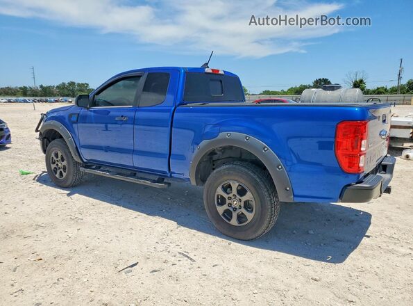 1FTER1FH3KLB00898 2019 FORD RANGER Blue Задня ліва чверть