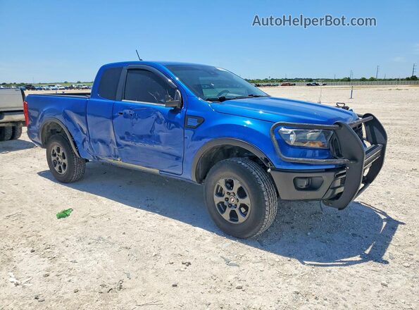 1FTER1FH3KLB00898 2019 FORD RANGER Blue Передня права чверть