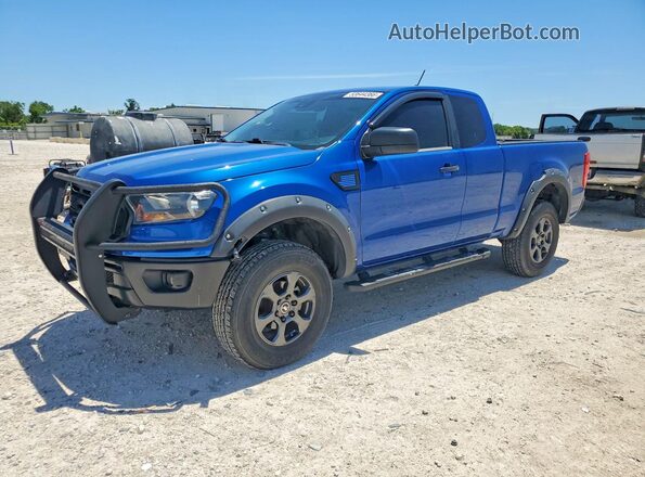 1FTER1FH3KLB00898 2019 FORD RANGER Blue Передня ліва чверть