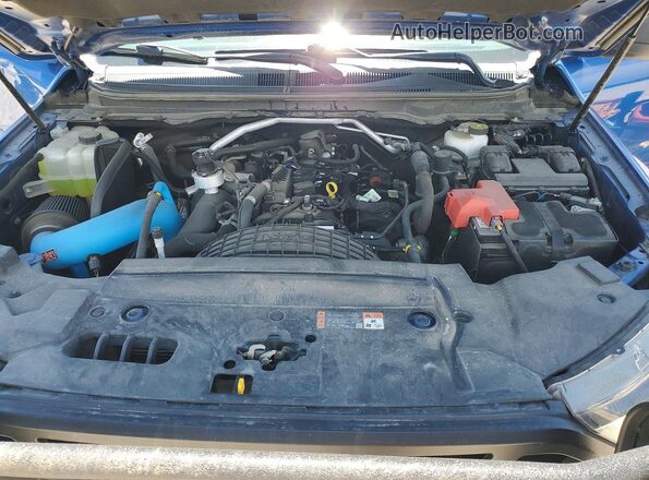 1FTER1FH3KLB00898 2019 FORD RANGER Blue Вид задньої частини салону