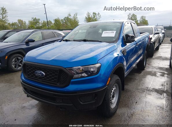 1FTER1FHXPLE19819 2023 FORD RANG Синий Передняя левая четверть
