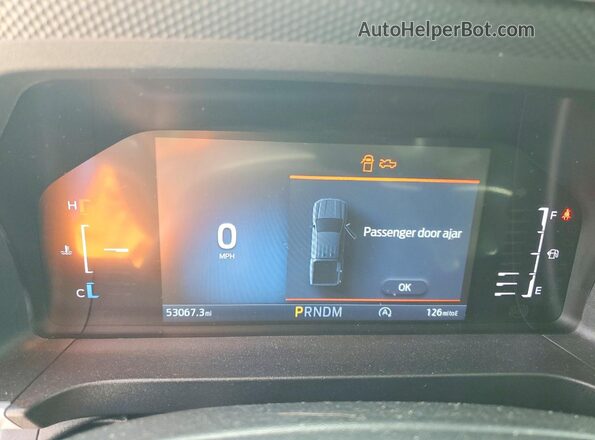 1FTER4BH1RLE07990 2024 FORD RANG Синий Вид щитка приборов