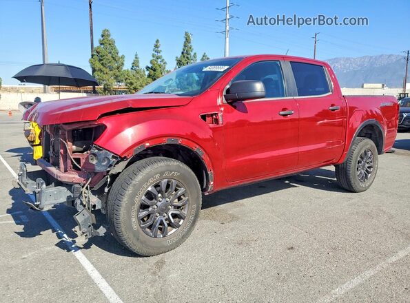 1FTER4EH0LLA64396 2020 FORD RANGER Red Передня ліва чверть