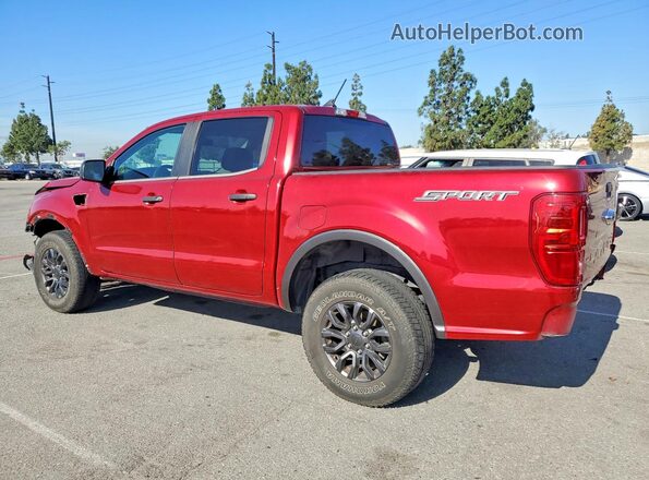 1FTER4EH0LLA64396 2020 FORD RANGER Red Задня ліва чверть