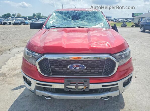 1FTER4EH1LLA73334 2020 FORD RANGER Красный Вид спереди