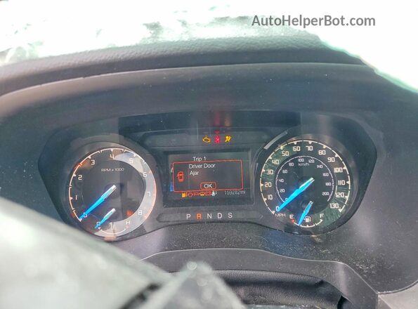 1FTER4EH3MLD36067 2021 FORD RANGER Silver Widok zestawu wskaźników