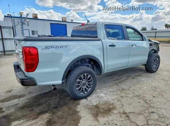 1FTER4EH3MLE06988 2021 FORD RANGER Gray Trasero derecho