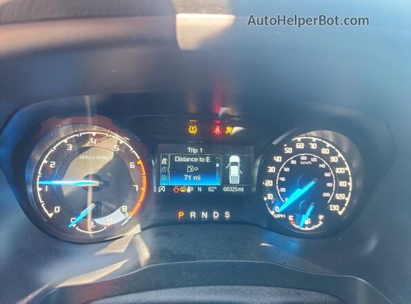 1FTER4EH4KLB19088 2019 FORD RANGER Серый Вид щитка приборов