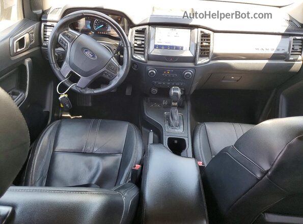 1FTER4EH4LLA09630 2020 FORD RANGER Silver Widok deski rozdzielczej