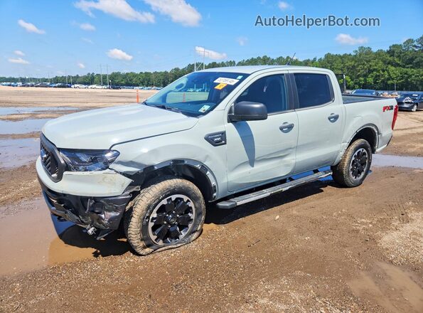 1FTER4EH4MLD64458 2021 FORD RANGER Gray Przód lewy