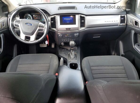 1FTER4EH6LLA80246 2020 FORD RANGER Black Widok deski rozdzielczej