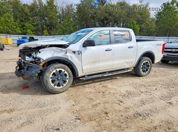 1FTER4EH6MLD36063 2021 FORD RANGER Белый Передняя левая четверть