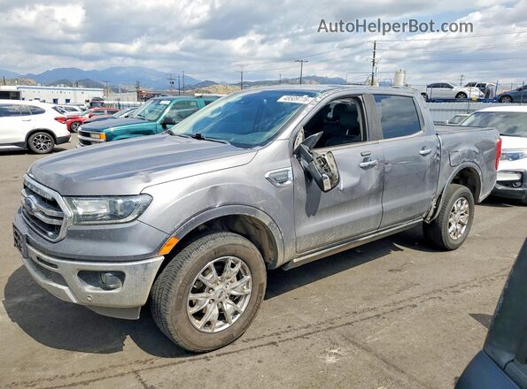 1FTER4EH6MLD43885 2021 FORD RANGER Серый Передняя левая четверть