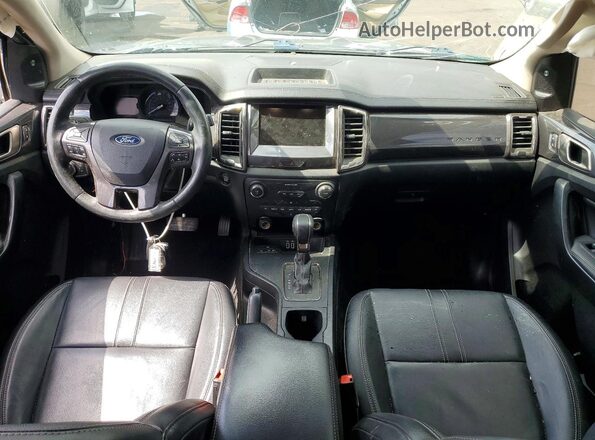 1FTER4EH6MLD43885 2021 FORD RANGER Серый Вид панели приборов