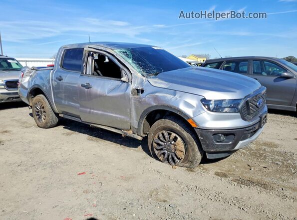 1FTER4EH6MLD74148 2021 FORD RANGER Серебряный Передняя правая четверть