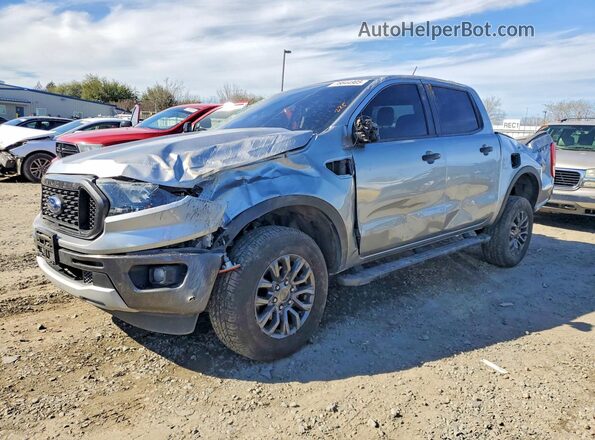 1FTER4EH6MLD74148 2021 FORD RANGER Серебряный Передняя левая четверть