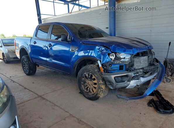 1FTER4EHXLLA39067 2020 FORD RANGER Blue Передня права чверть