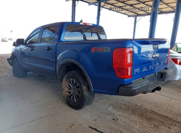 1FTER4EHXLLA39067 2020 FORD RANGER Blue Задня ліва чверть