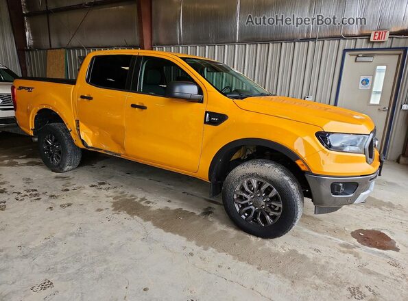 1FTER4FH1MLD48670 2021 FORD RANGER Yellow Przód prawy