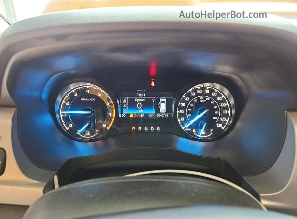 1FTER4FH1MLD48670 2021 FORD RANGER Yellow Widok zestawu wskaźników