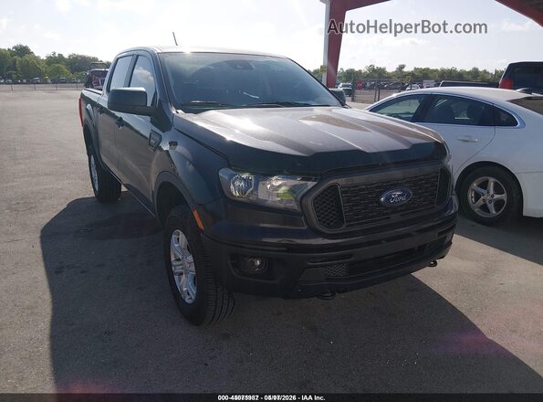 1FTER4FH1MLD61791 2021 FORD RANGER Черный Передняя правая четверть