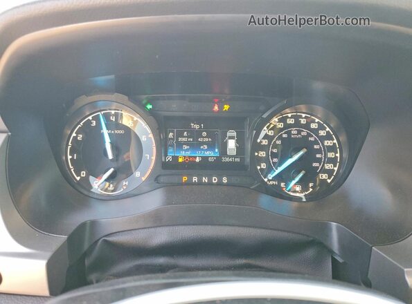 1FTER4FH2MLD06086 2021 FORD RANGER Белый Вид щитка приборов