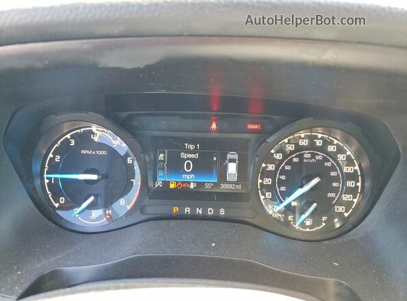1FTER4FH2MLD29612 2021 FORD RANGER Black Instrument cluster view