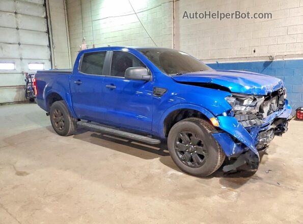 1FTER4FH6LLA86465 2020 FORD RANGER Синий Передняя правая четверть