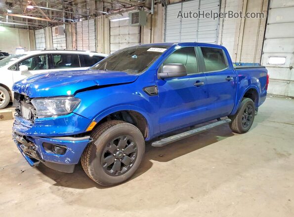 1FTER4FH6LLA86465 2020 FORD RANGER Синий Передняя левая четверть