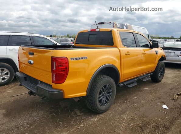 1FTER4FH6MLD66193 2021 FORD RANGER Оранжевый Задняя правая четверть