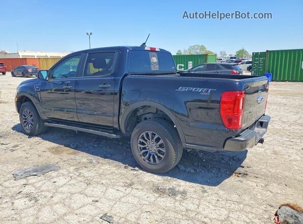 1FTER4FH7MLD46485 2021 FORD RANGER Black Rear left