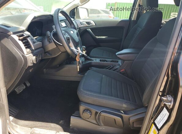 1FTER4FH7MLD46485 2021 FORD RANGER Black Front interior view