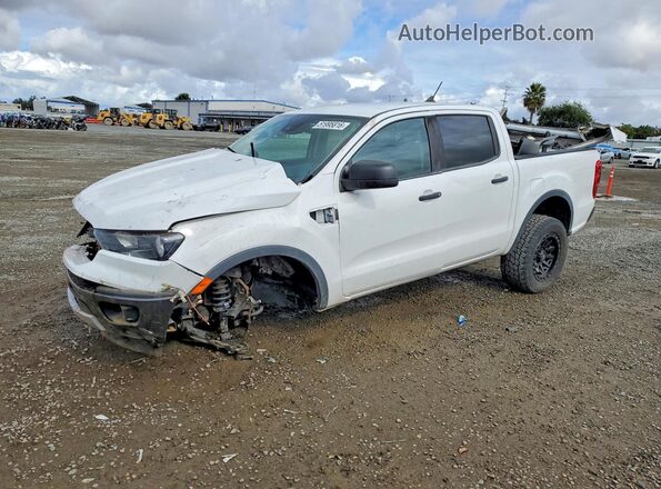 1FTER4FH8MLD23815 2021 FORD RANGER Белый Передняя левая четверть
