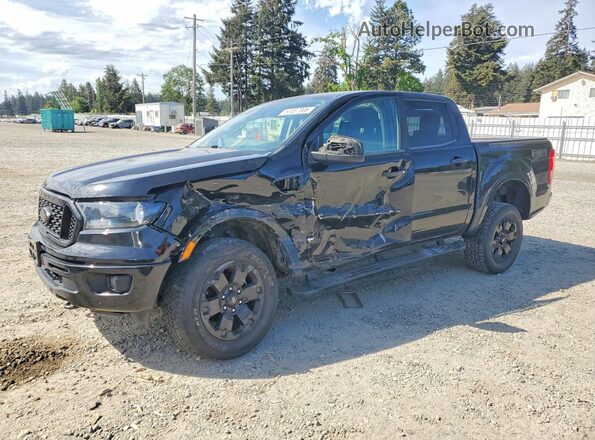 1FTER4FH8MLD33275 2021 FORD RANGER Черный Передняя левая четверть