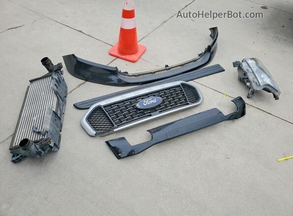 1FTER4FHXLLA10568 2020 FORD RANGER Black ძრავის განყოფილების ხედი