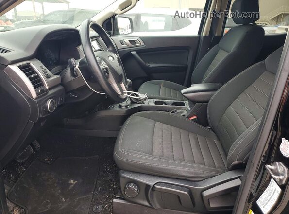 1FTER4FHXLLA10568 2020 FORD RANGER Black წინა სალონის ხედი