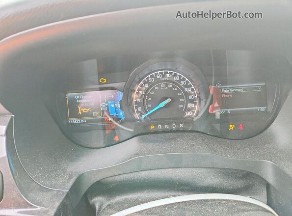 1FTER4FHXLLA23045 2020 FORD RANGER Черный Вид щитка приборов