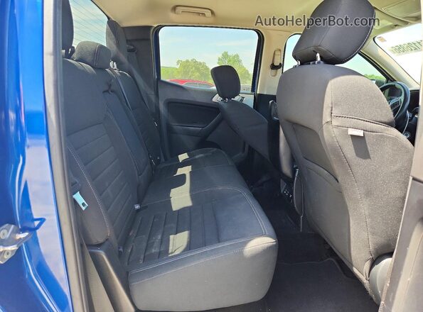 1FTER4FHXLLA55820 2020 FORD RANGER Blue Widok tylnych siedzeń