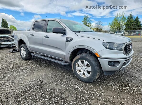 1FTER4FHXMLD43368 2021 FORD RANGER Серебряный Передняя правая четверть