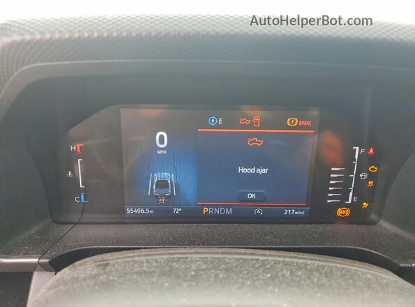 1FTER4HH0RLE05476 2024 FORD RANGER White Widok zestawu wskaźników