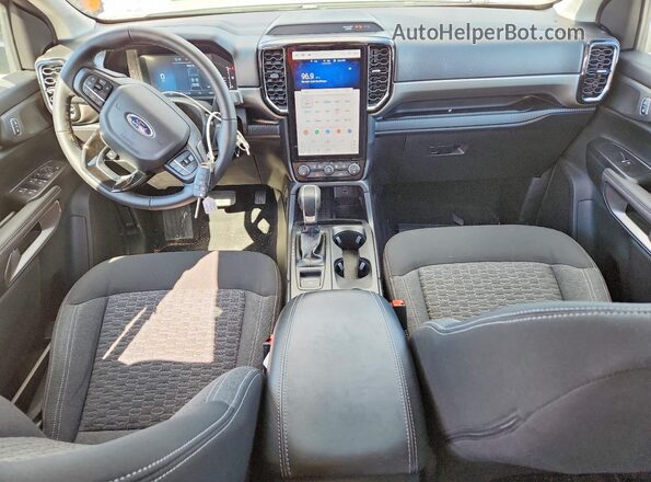 1FTER4HH0RLE64575 2024 FORD RANGER Gray Առջևի վահանակի տեսք