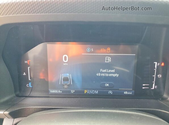 1FTER4HH3RLE09358 2024 FORD RANG Blue Vista del cuadro de instrumentos